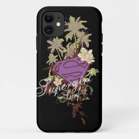 Supergirlの波のロゴ Case-Mate iPhoneケース (裏面)
