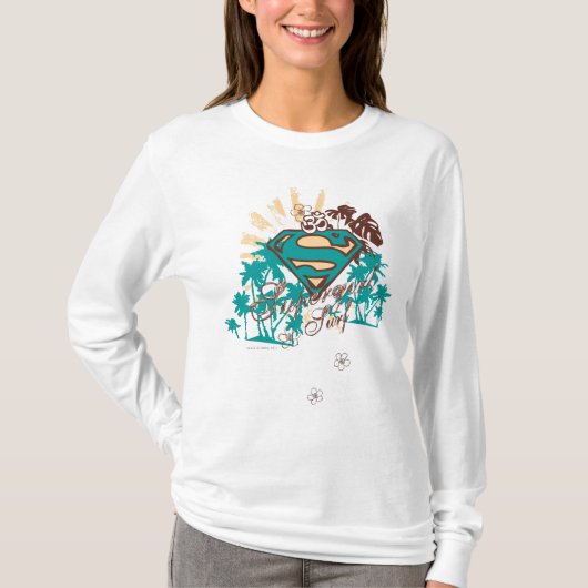 Supergirlの波 Tシャツ (正面)