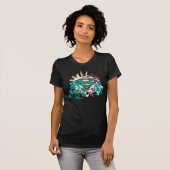 Supergirlの波 Tシャツ (正面フル)