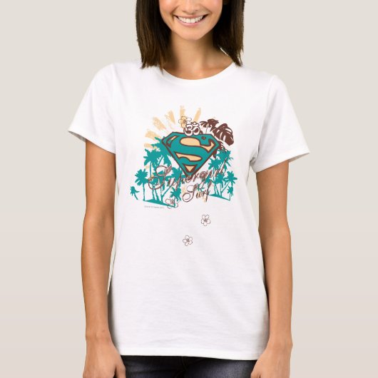Supergirlの波 Tシャツ (正面)