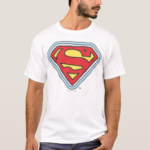 Supergirlの漫画のロゴ Tシャツ
