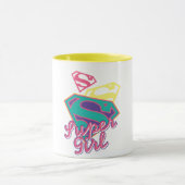 Supergirlの筆記体 マグカップ (中央)