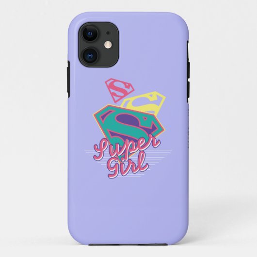 Supergirlの筆記体 Case-Mate iPhoneケース (裏面)