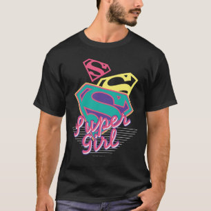 Supergirlの筆記体 Tシャツ