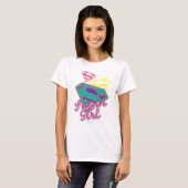 Supergirlの筆記体 Tシャツ (正面フル)