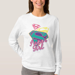 Supergirlの筆記体 Tシャツ