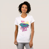 Supergirlの筆記体 Tシャツ (正面フル)