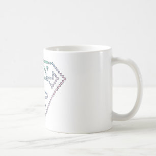 Supergirlの虹の輪郭のロゴ コーヒーマグカップ