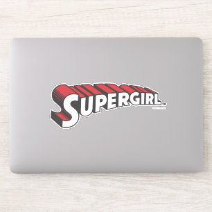 Supergirlの赤と白のロゴ シール