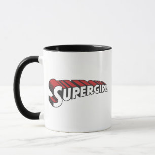 Supergirlの赤と白のロゴ マグカップ