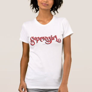 Supergirlの赤のロゴ Tシャツ