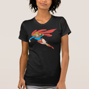 Supergirlの跳躍および穿孔器 Tシャツ