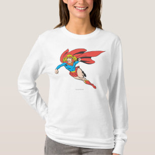 Supergirlの跳躍および穿孔器 Tシャツ