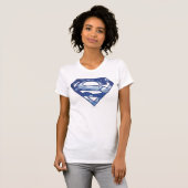 Supergirlの雲のロゴ Tシャツ (正面フル)