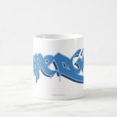 Supergirlの青のロゴ コーヒーマグカップ (中央)