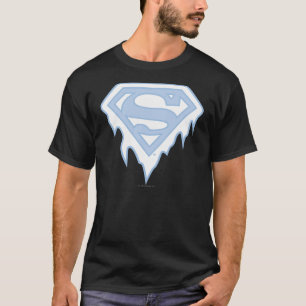 Supergirlの青のロゴ Tシャツ