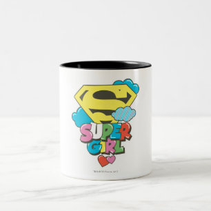 SupergirlのJ破裂音5 ツートーンマグカップ