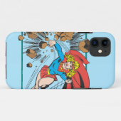 Supergirlは大きい石を破壊します Case-Mate iPhoneケース (裏面(横))