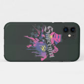Supergirlは(ばちゃばちゃ)跳ねるを市松模様にしました Case-Mate iPhoneケース (裏面(横))