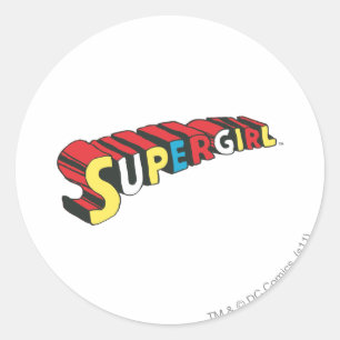 Supergirlロカラフルゴ ラウンドシール