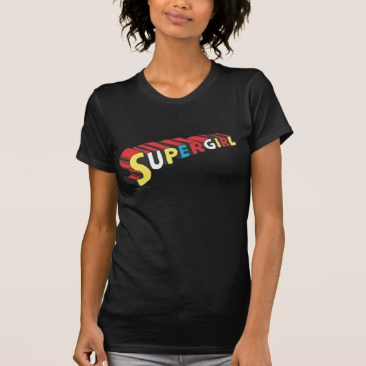 Supergirlロカラフルゴ Tシャツ (正面)