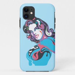 Supergirl色のしぶきの姿勢1 iPhone 11 ケース