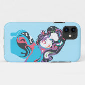 Supergirl色のしぶきの姿勢1 Case-Mate iPhoneケース (裏面(横))