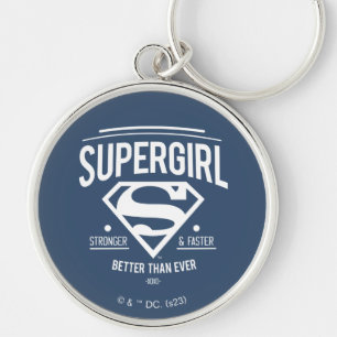 Supergirl Better Than Ever Retro Graphic キーホルダー