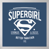 Supergirl Better Than Ever Retro Graphic ポスター (正面)