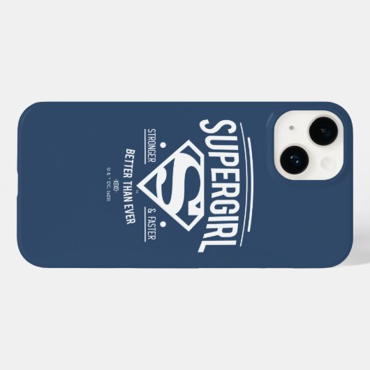 Supergirl Better Than Ever Retro Graphic Case-Mate iPhoneケース (裏面 (横))