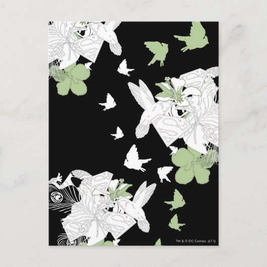 Supergirl Birds and Feathers ポストカード (正面)