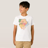 Supergirl Colorful Cloud Logo Tシャツ (正面フル)