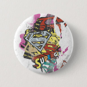 Supergirl Comic Capers 4 缶バッジ
