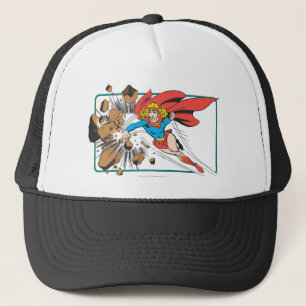 Supergirl Destroys Boulder キャップ