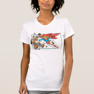 Supergirl Destroys Boulder Tシャツ