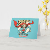 Supergirl Does Everything Better Than You カード (黄色い花)