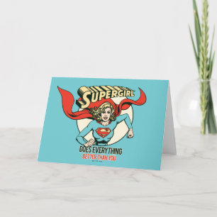 Supergirl Does Everything Better Than You カード