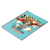 Supergirl Does Everything Better Than You ノートブック (左側)