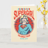 Supergirl Drama Free In My City カード (黄色い花)