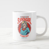 Supergirl Drama Free In My City ジャンボコーヒーマグカップ (右)