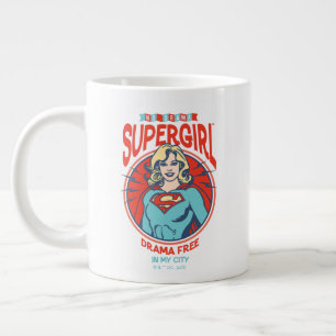 Supergirl Drama Free In My City ジャンボコーヒーマグカップ