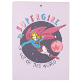 Supergirl Flying Upwards Illustration クリップボード (裏面)