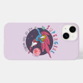 Supergirl Flying Upwards Illustration Case-Mate iPhoneケース (裏面 (横))