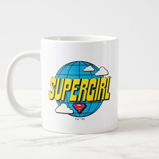 Supergirl Global Pop Graphic ジャンボコーヒーマグカップ (左)