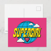 Supergirl Global Pop Graphic ポストカード (正面/裏面)