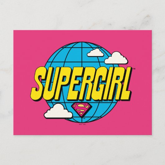 Supergirl Global Pop Graphic ポストカード (正面)