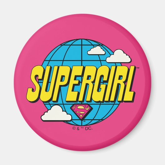 Supergirl Global Pop Graphic マグネット (正面)