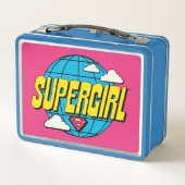 Supergirl Global Pop Graphic メタルランチボックス (裏面)