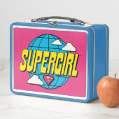 Supergirl Global Pop Graphic メタルランチボックス (インサイチュ)