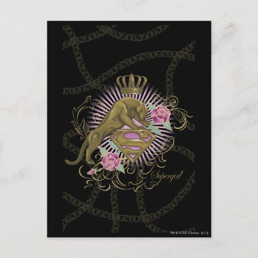 Supergirl Golden Cat 4 ポストカード (正面)